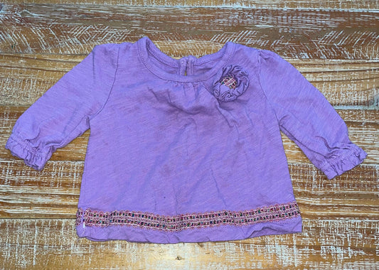 Seller #3 Baby Gap 0-3 mos Purple Long Sleeve Top
