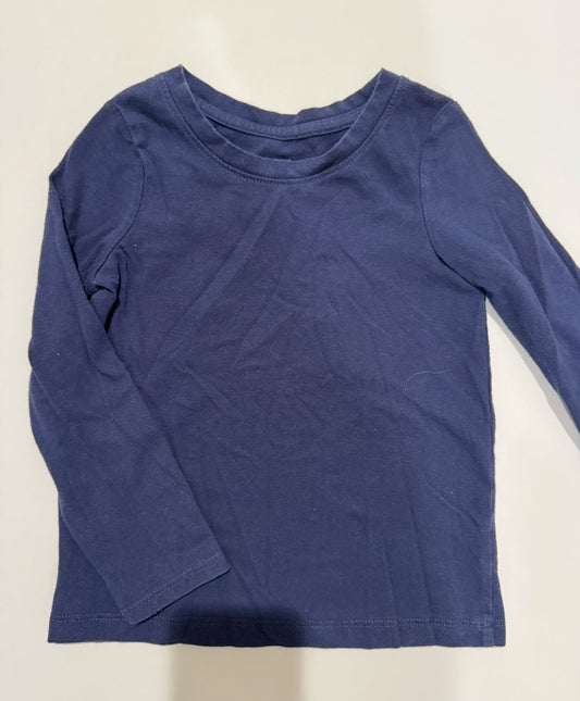 REDUCED #92 girl 4 t navy cat jack long sleeve top