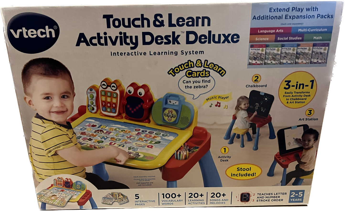 New Vtech Touch & Learn Activity Desk Deluxe