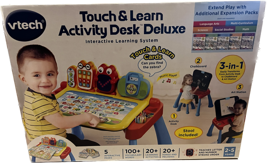 New Vtech Touch & Learn Activity Desk Deluxe
