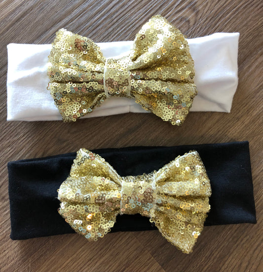 #137 Sparkle bow headbands
