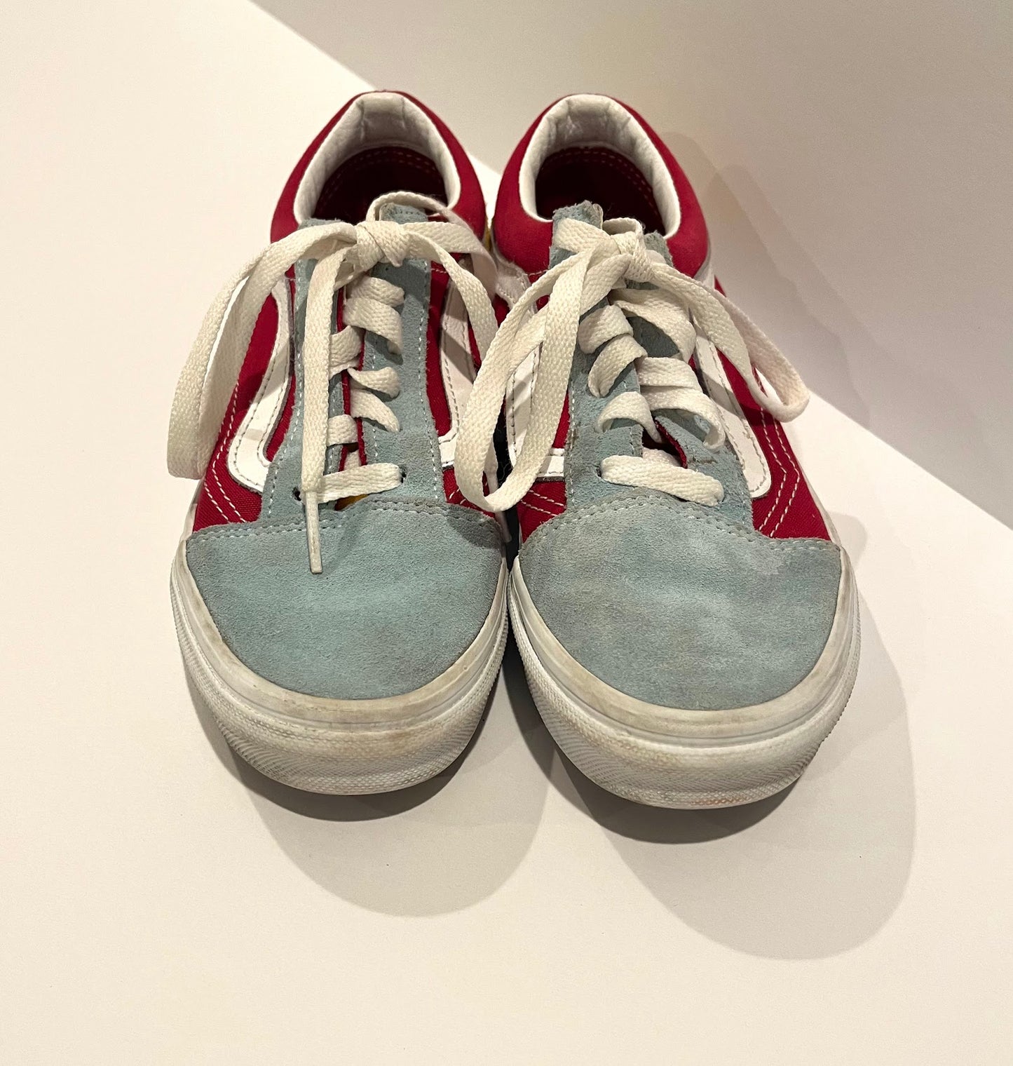 Seller #60 Vans Old Skool color block sneackers Girls Size 3.5 big kids