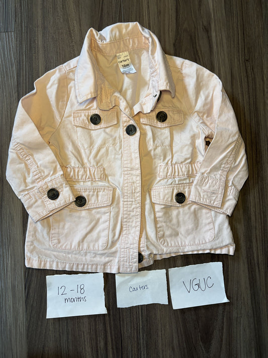 #138 - 12-18 Mo - VGUC Carters - Lightweight Jacket - PU 45236