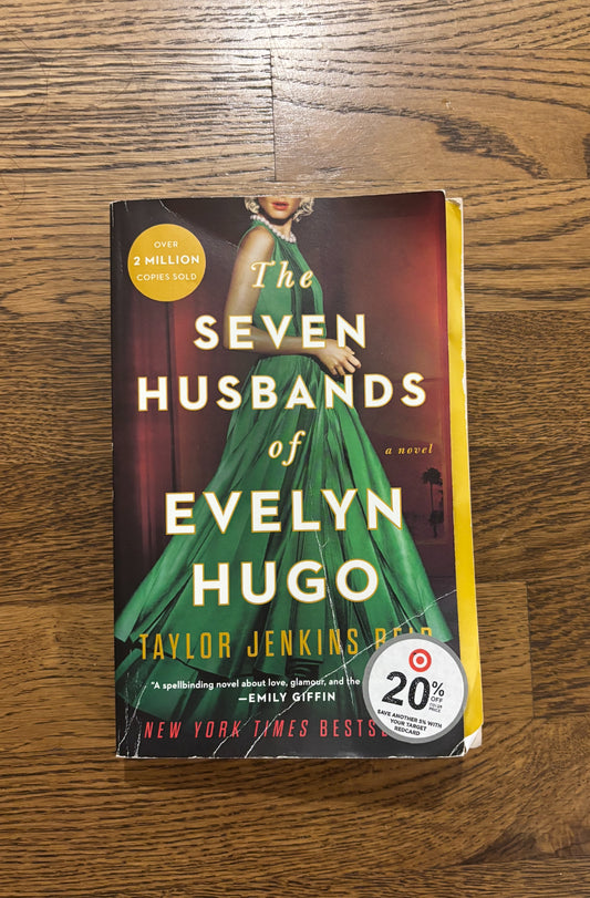 Seller #195 - The Seven Husbands of Evelyn Hugo Novel by Taylor Jenkins Reid