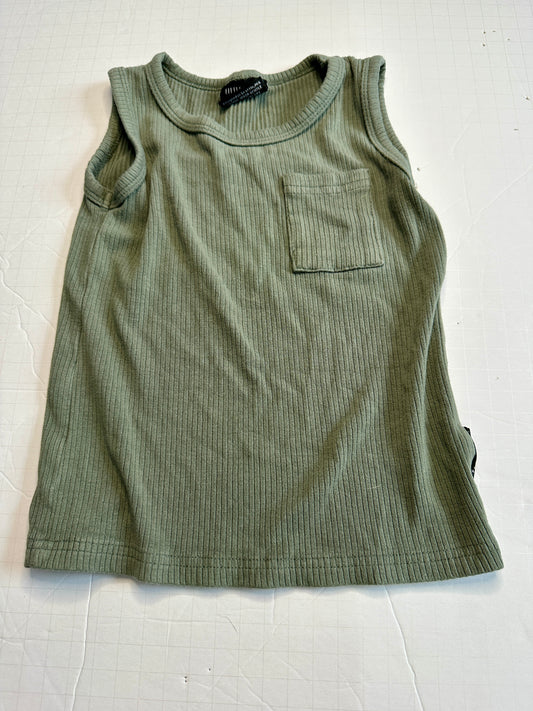 #26 Little Bipsy Green Tank 18-24M