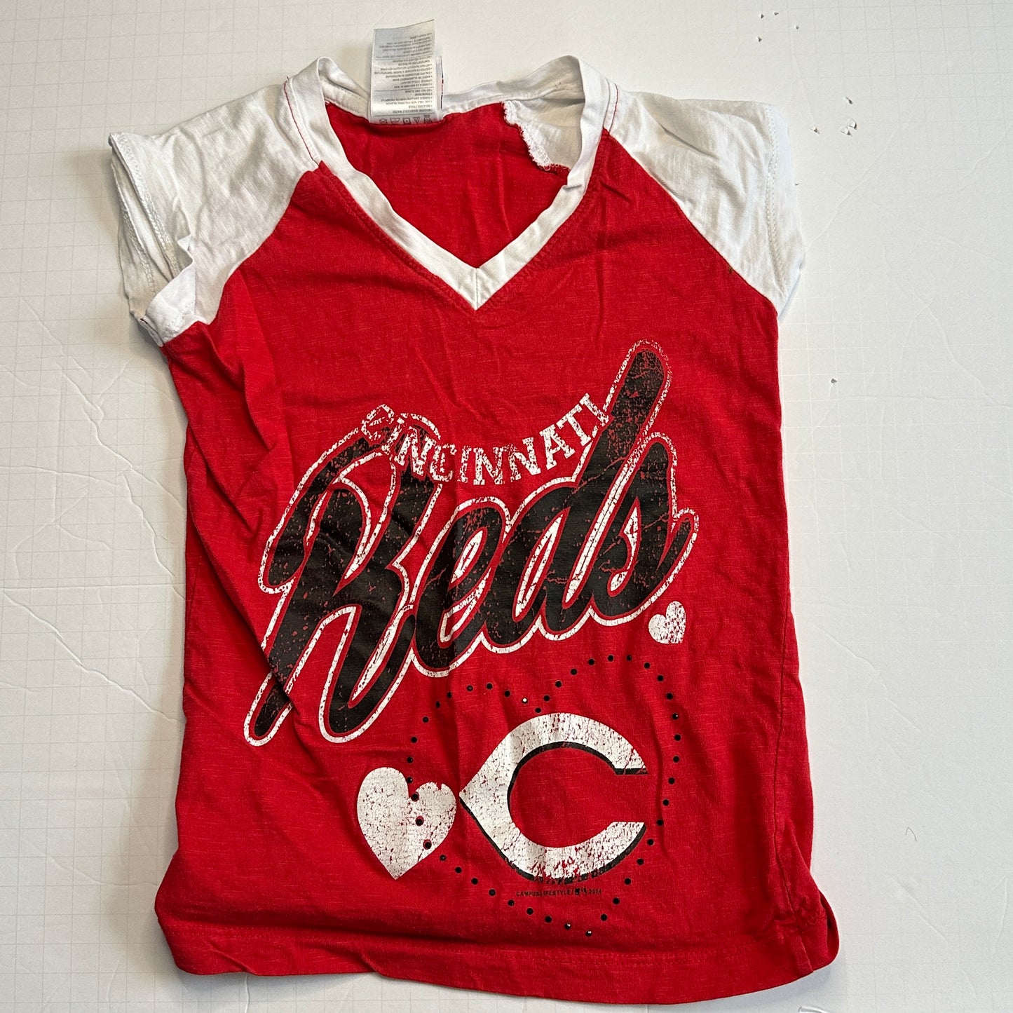 #162 Cincinnati Reds shirt size 6x
