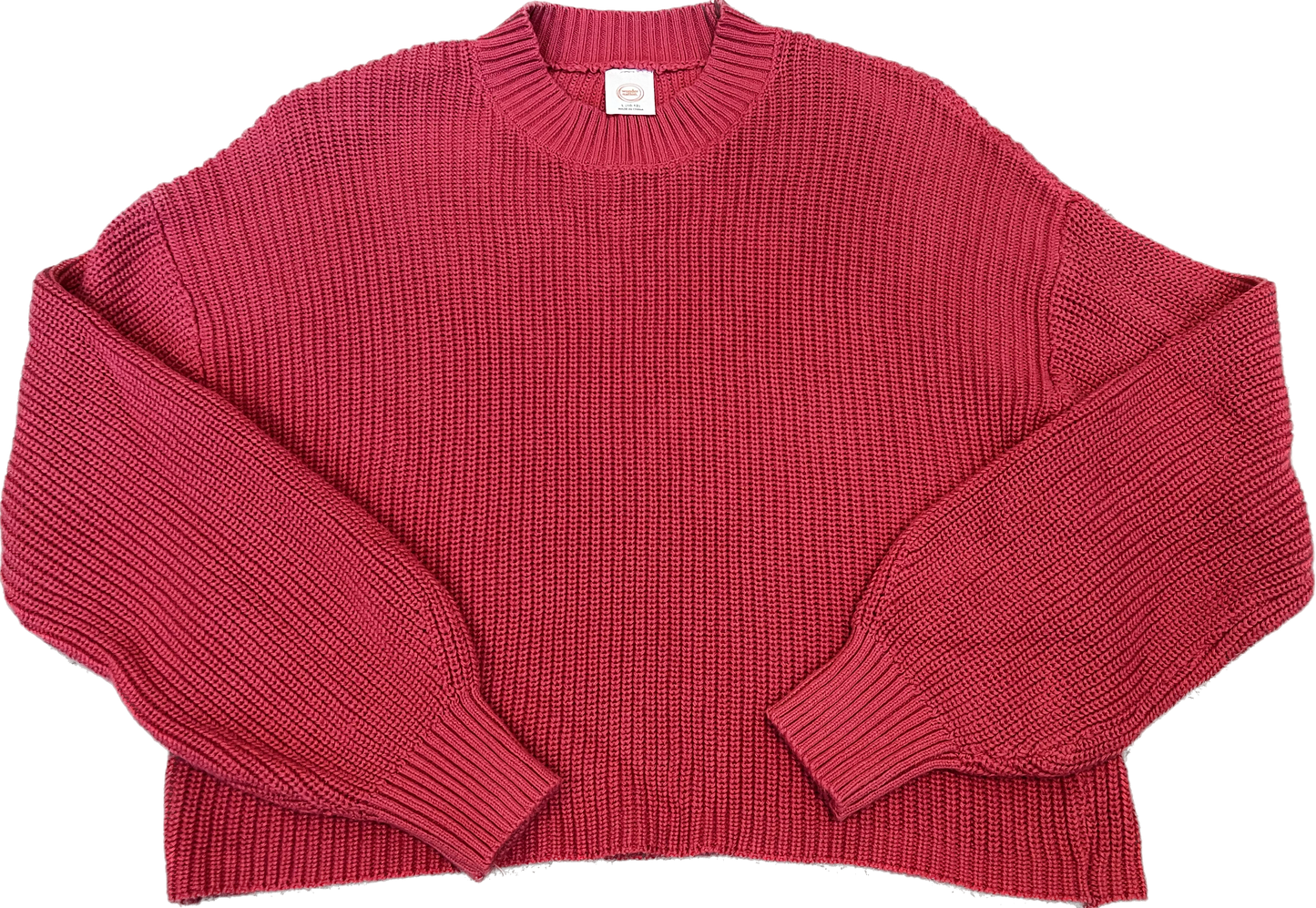 YL (10-12) boxy knit sweater