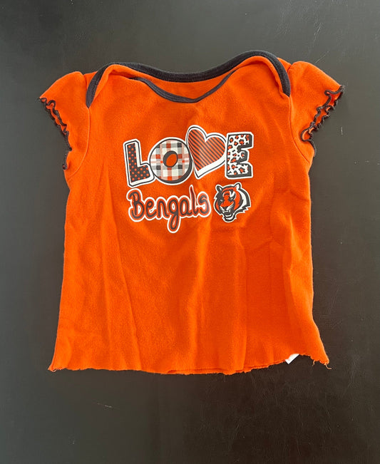 Girls Bengals Shirt 18mo VGUC