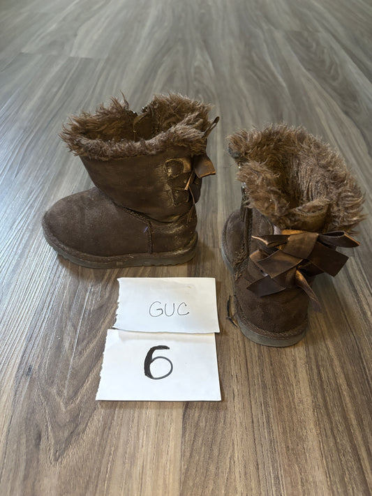 #138 - 6T - GUC Brown Winter Boots - PU 45236