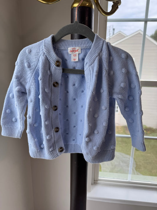 #113 Cat & Jack girls 6-9 month cardigan