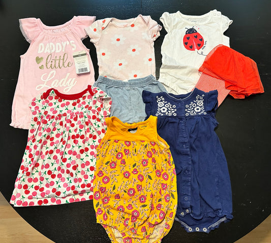 9 Month Girl's Bundle (8 Items)