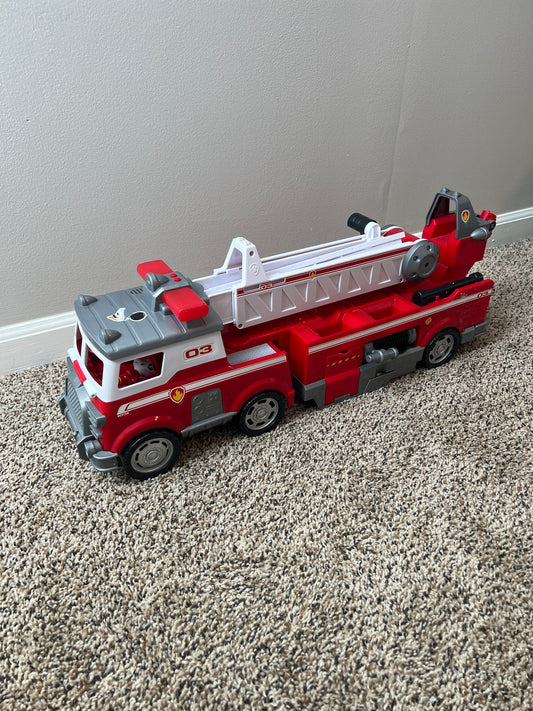Seller #11 Boys Girls Paw Patrol Fire truck