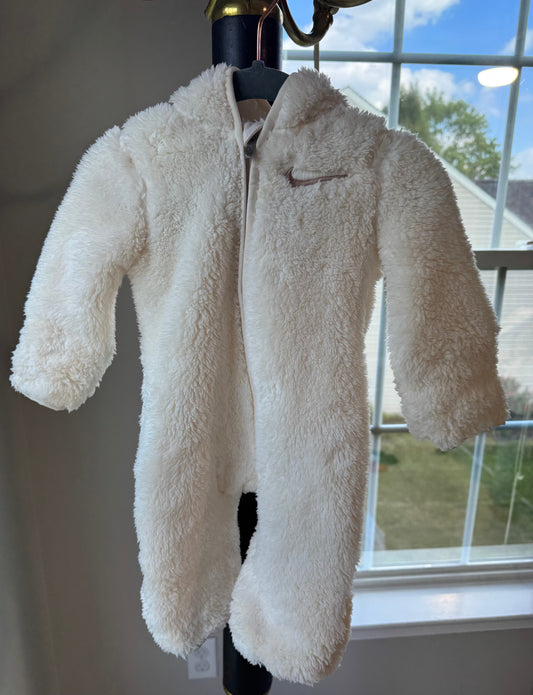 #113 Nike gender neutral fuzzy coat 3 month