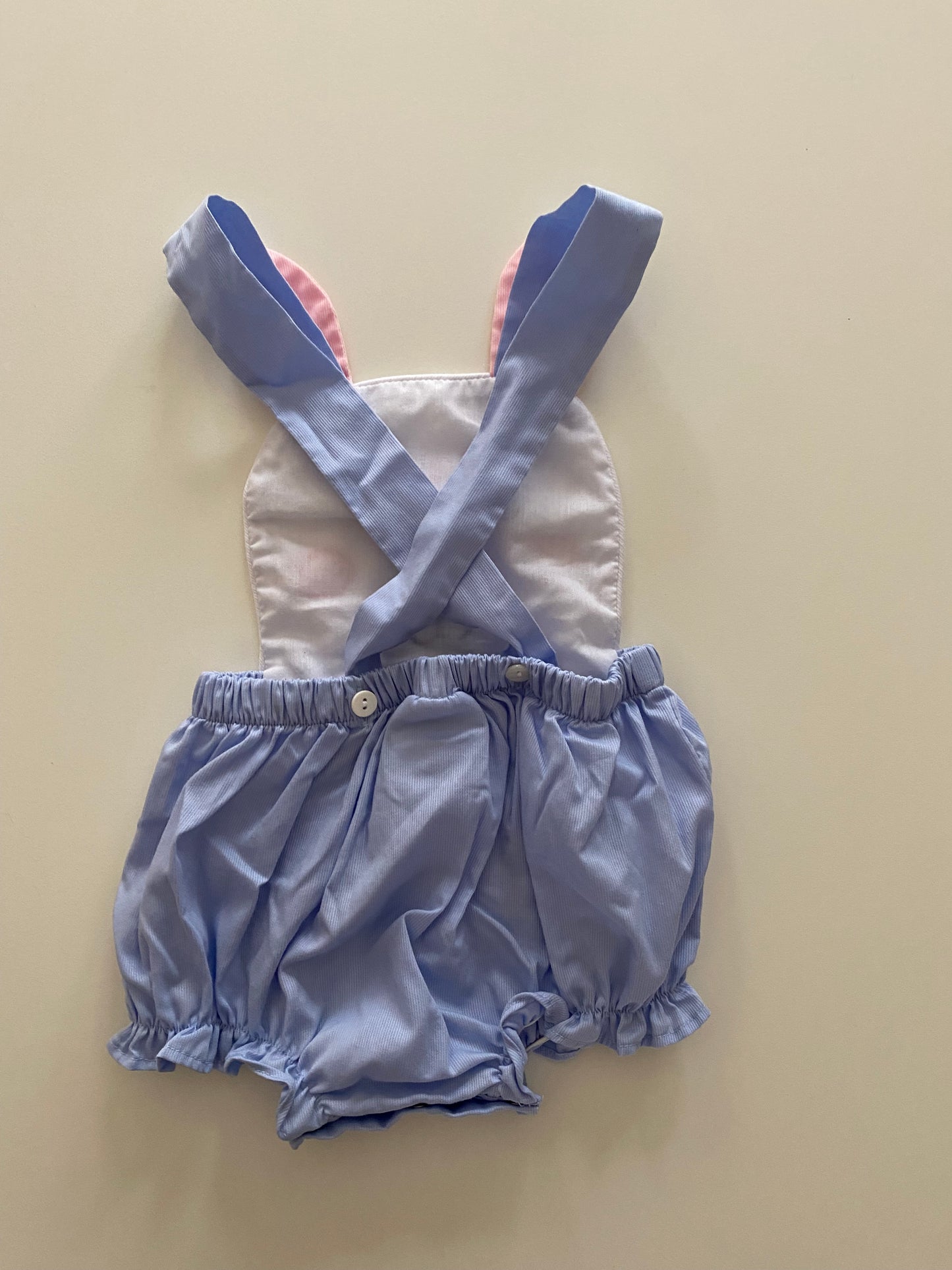 Cecil and Lou Blue Bunny Romper Girls 18M