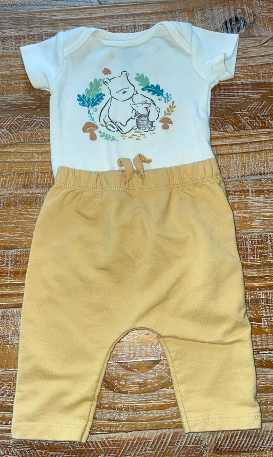 Seller #3 Disney Baby Winnie The Pooh 2 piece outfit Gender Neutral 0-3 mos