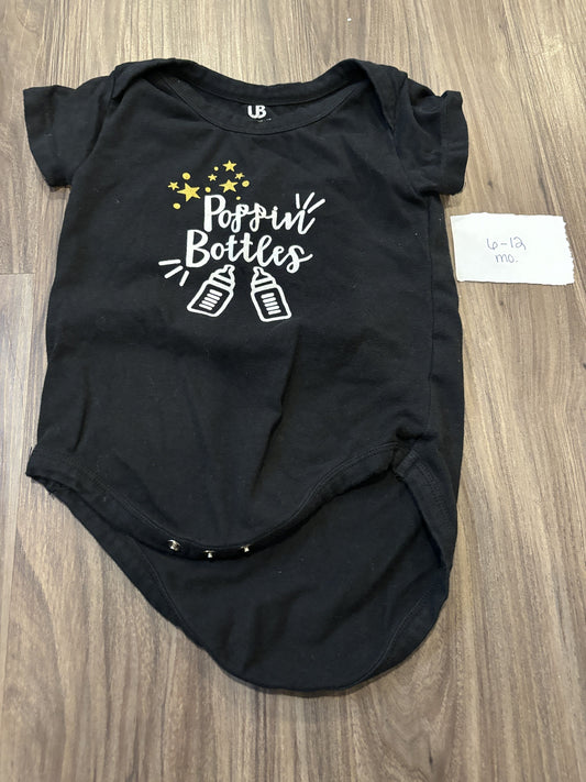 #138 - 6-12 Mo - EUC Poppin Bottles Onesie - PU 45236