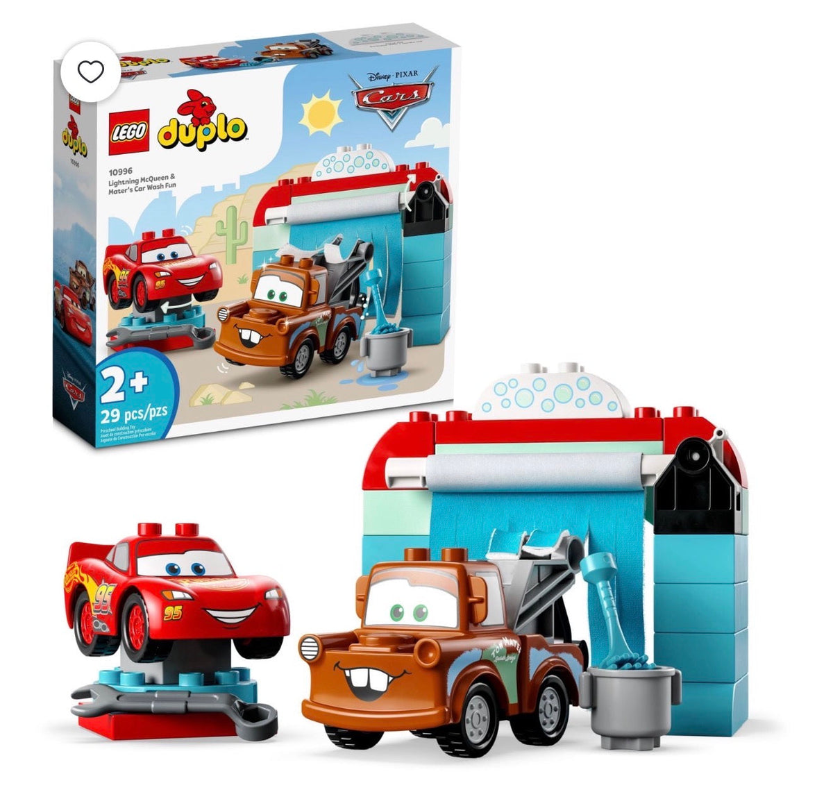 Seller #65 Lego duplo lightening McQueen car wash