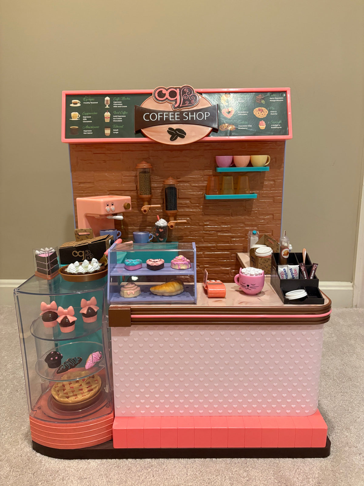 #125 Our Generation Doll Coffee Shop