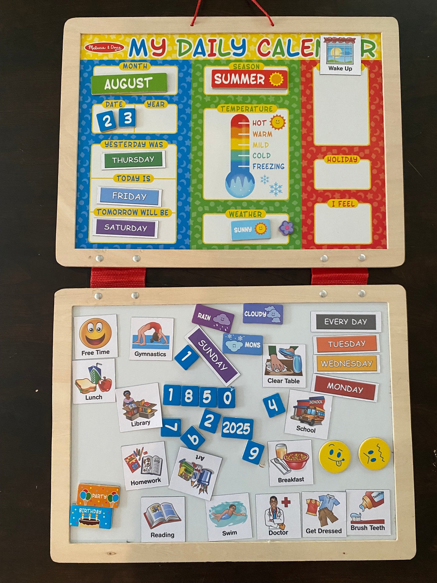 *reduced* #117, Melissa & Doug My Magnetic Calendar, VGUC