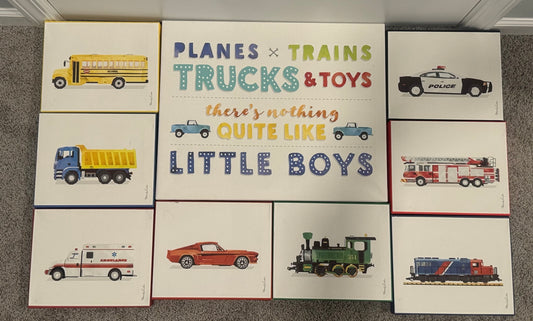 #187 Vehicle Prints Room Decor