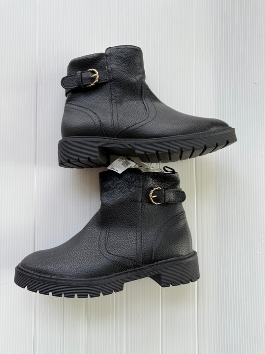 #167 Gap Girls 1Y (NWT) Black Boots
