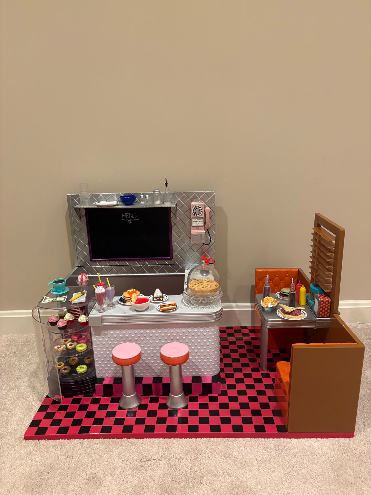 #125 * PPU Anderson*Our Generation Doll Diner