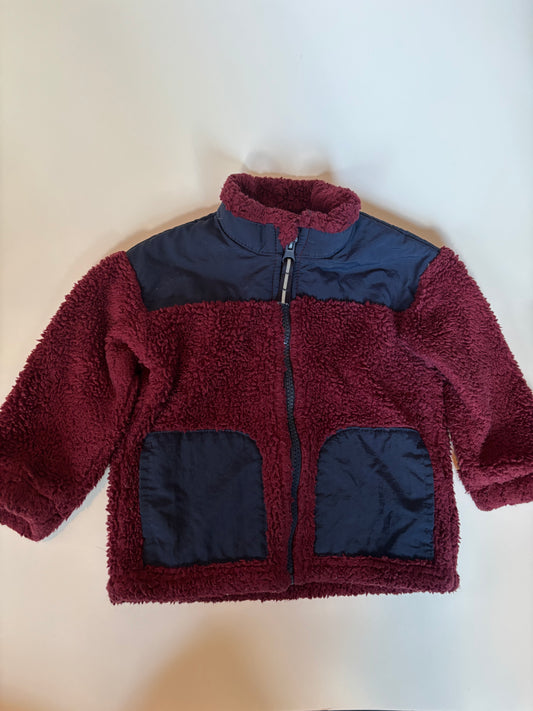 Seller #50 Cat & Jack Sherpa Jacket, GUC 12-18 Months