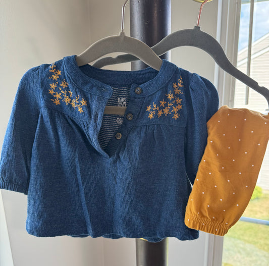 #113 Carter’s girls 3 month outfit