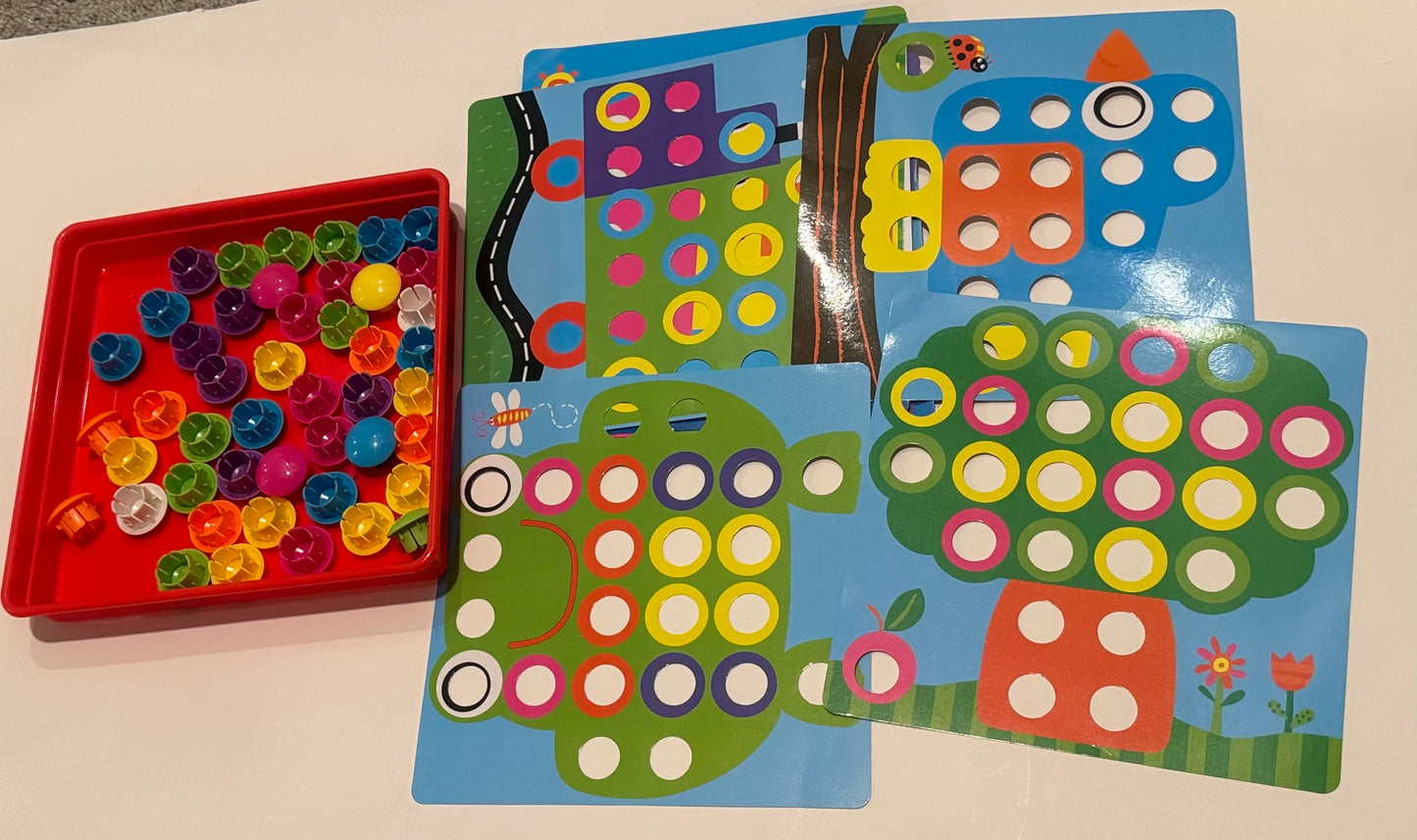 #187 Button Nail Toy