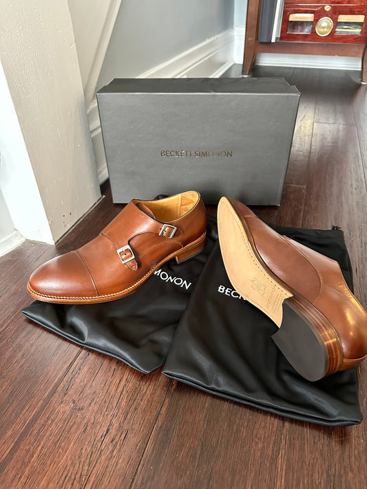 Beckett Simonon Monk Strap Men’s dress shoes, New in Box, Men’s size 11, REDUCED