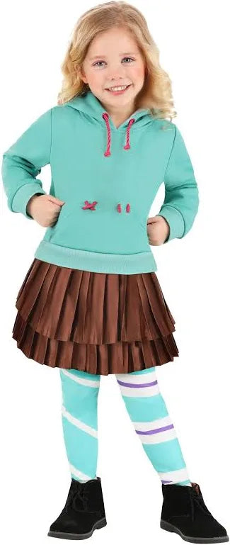 #121 Girls 2T Disney Wreck It Ralph Vanellope Von Schweetz costume, VGUC