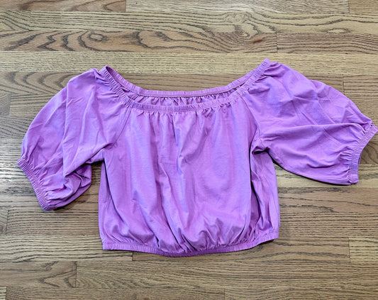 #198- Women’s, Old Navy, Off-Shoulder Purple Top- Large