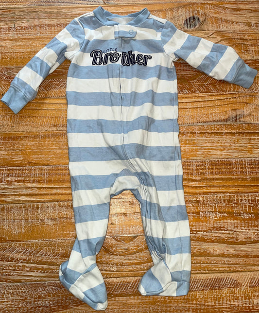 Seller #3 Carter's Little Brother Zip up Sleeper 6 mos