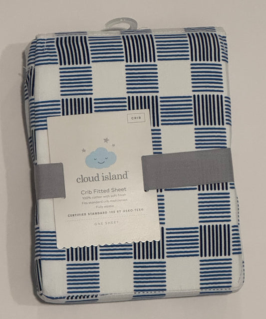 #187 Cloud Island NIB Crib Fitted Sheet