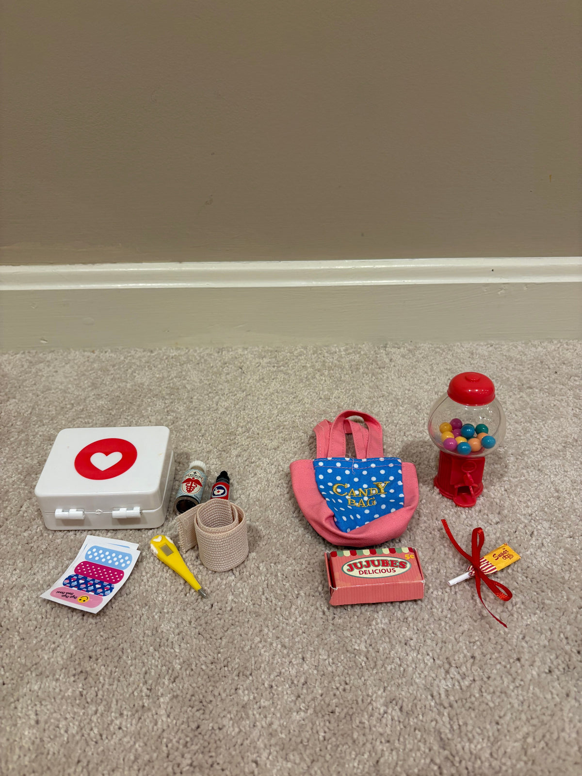 #125 Our Generation Doll candy and owie set