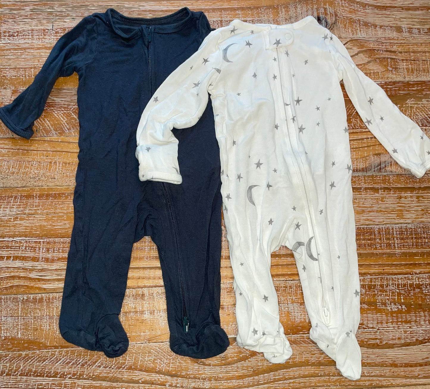 Seller #3 Carter's 3 mos Gender Neutral Bamboo Zip up Sleepers (two)