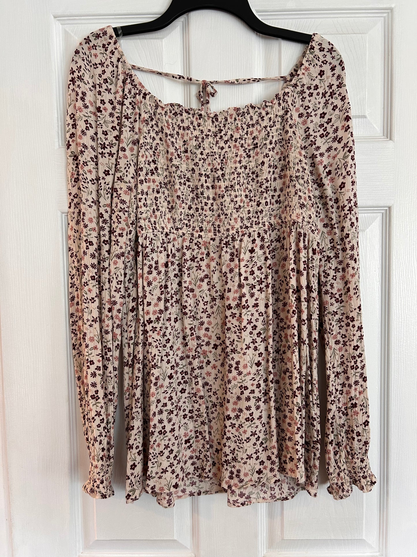 Seller #36 Floral Long Sleeve Maternity Shirt Size M