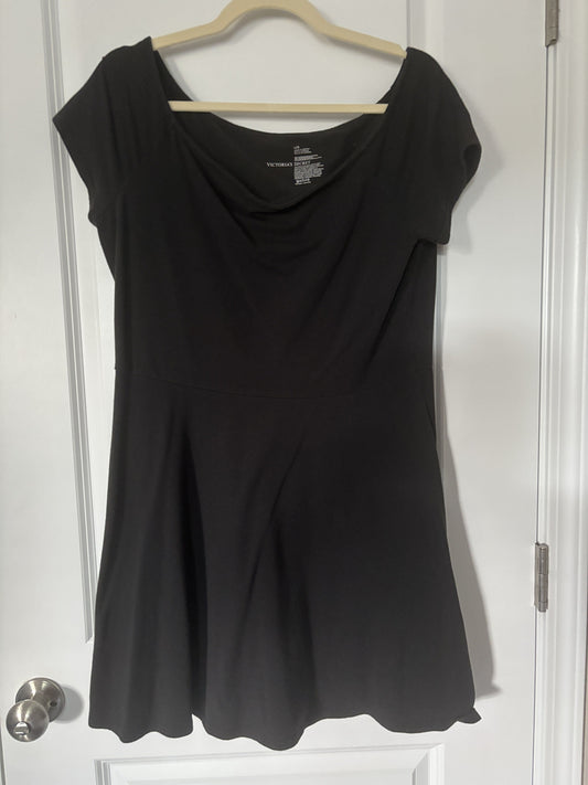 #138 - L - VGUC Victoria Secret - Black Casual Dress - PU 45236