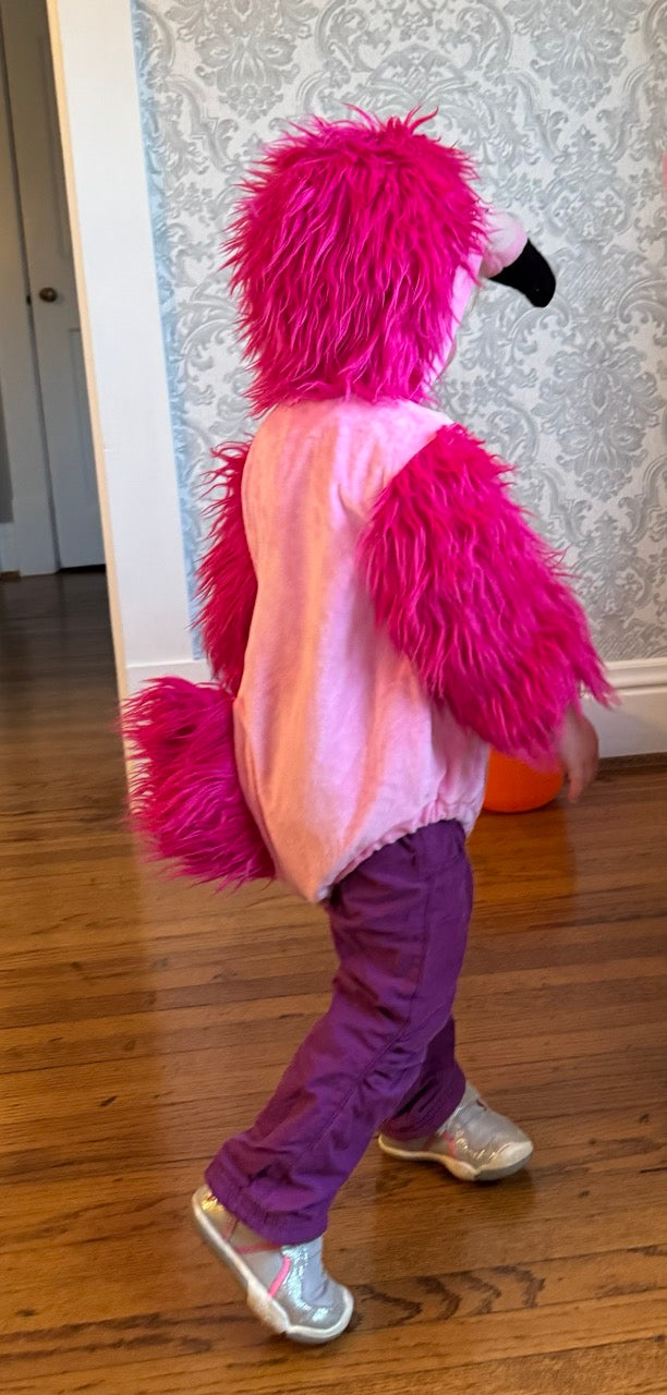 #82 Pottery Barn Kids Flamingo Costume Girls Size 12-24M