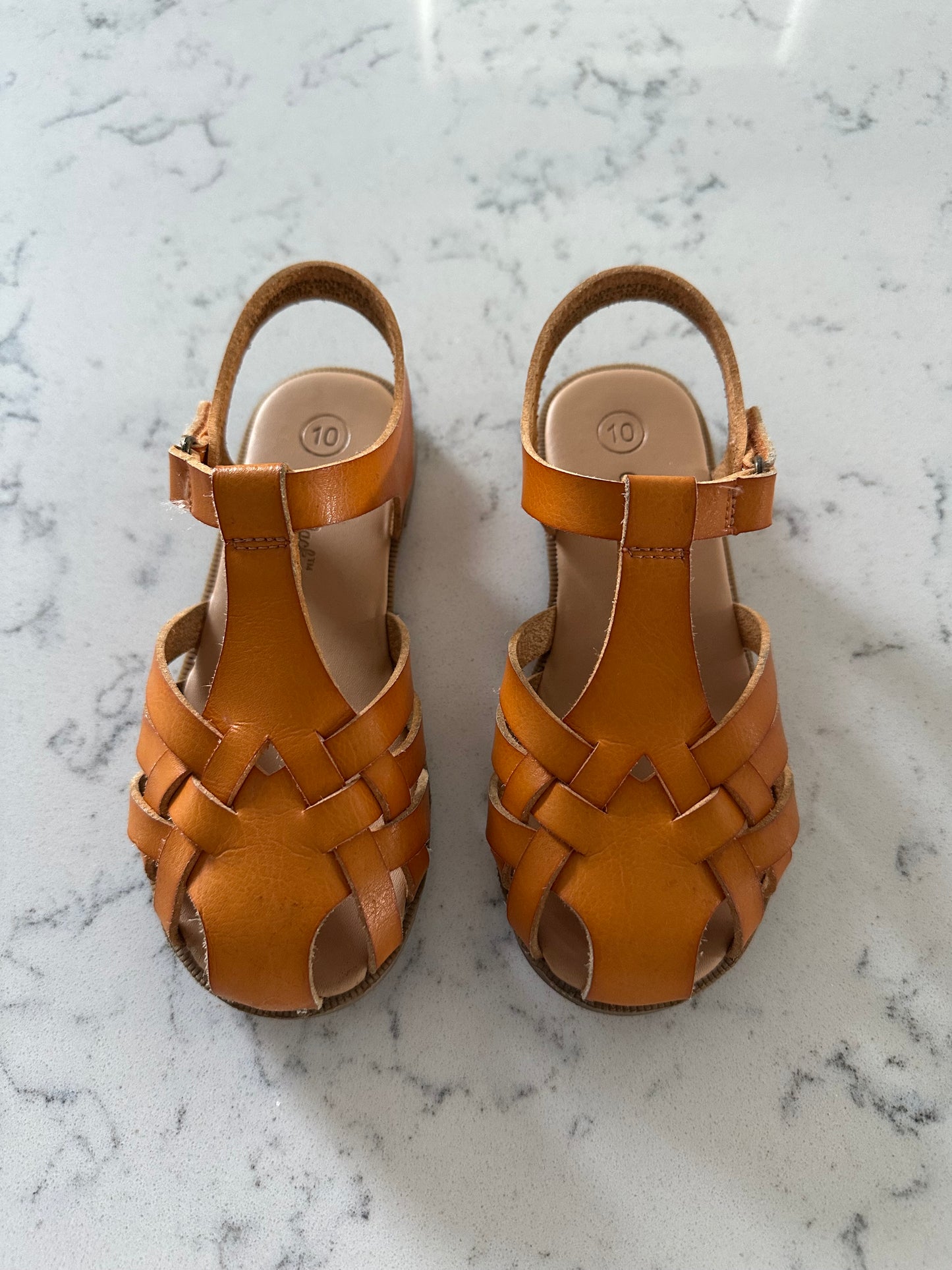 Seller 42, Cat & Jack Sandals, tan, EUC, Size 10
