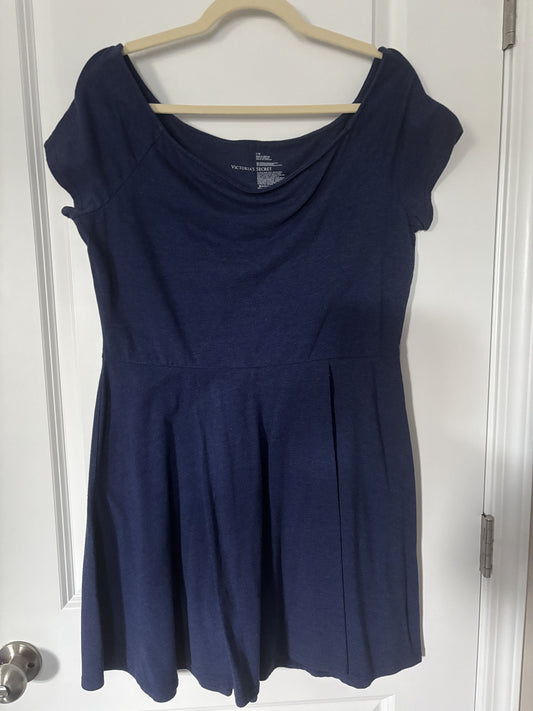 #138 - L - VGUC Victoria Secret - Blue Casual Dress - PU 45236