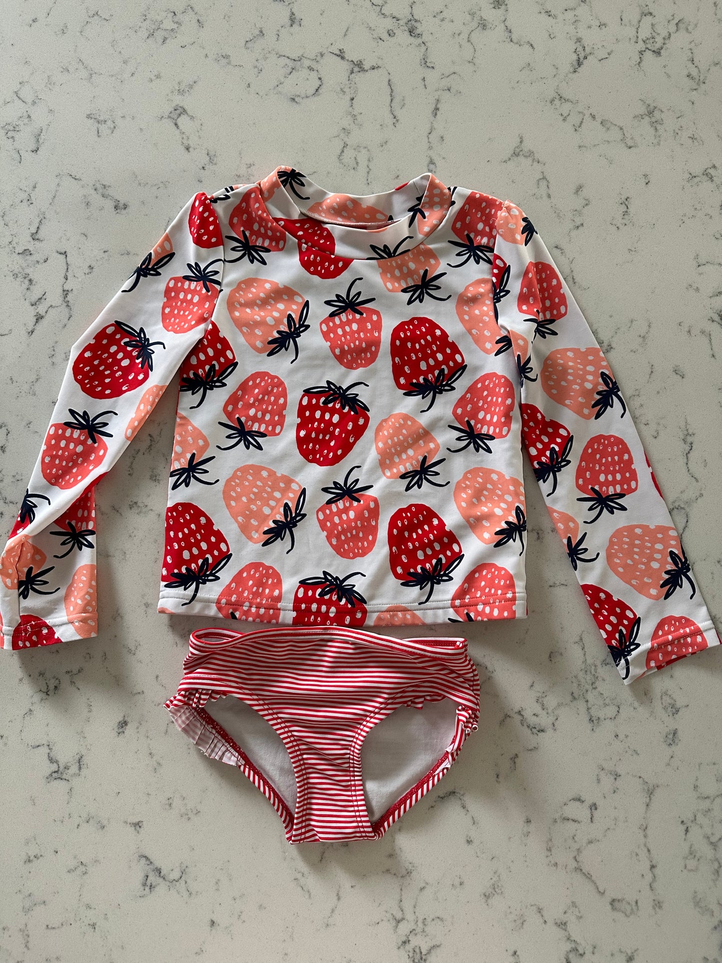 Seller 42, Carter's Swim, Strawberries, Girls 5T