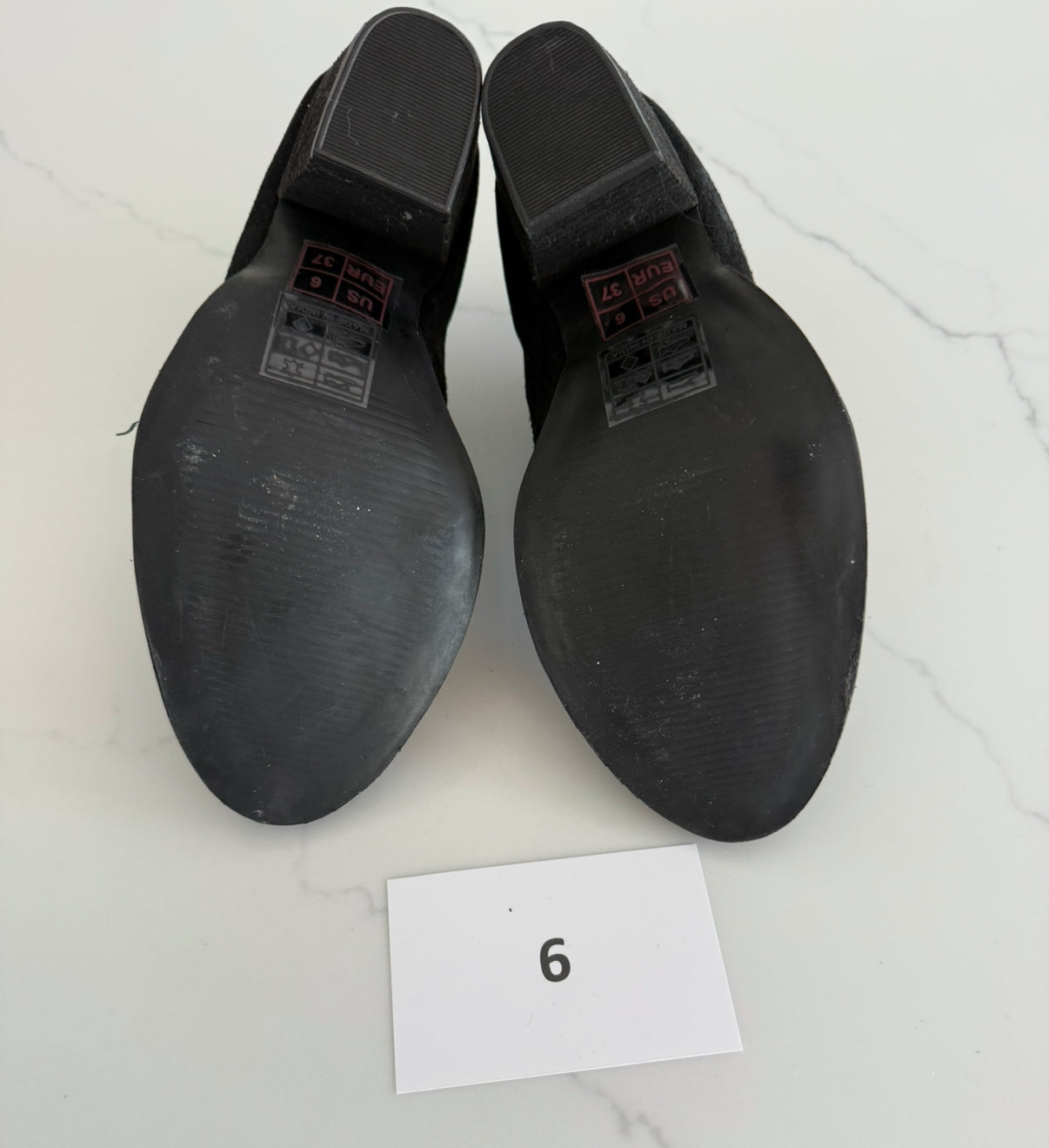 #42 Women's Jeffrey Cambell Black Suede Boots - 6