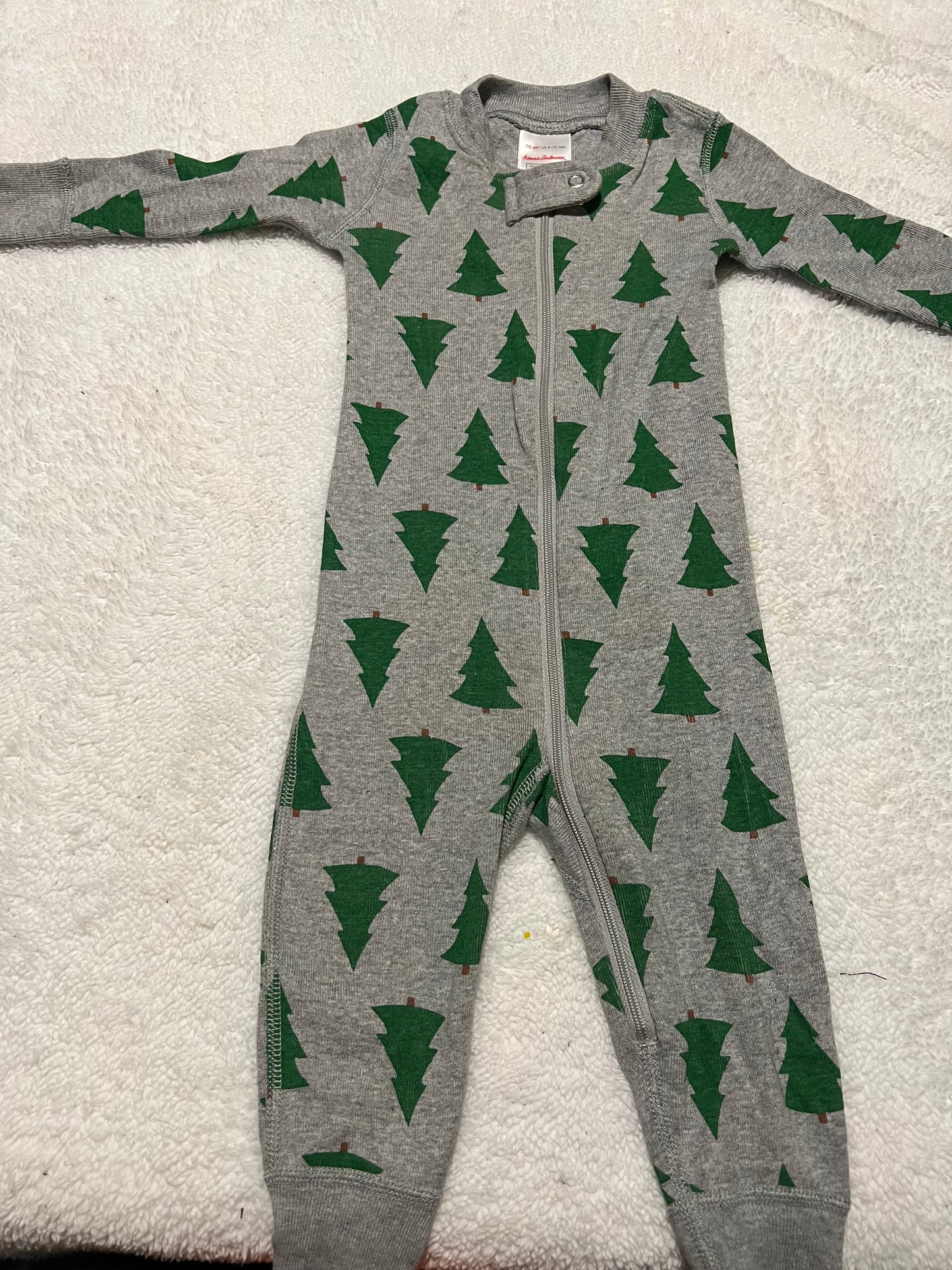 #48 Hanna Andersson Christmas Pajamas 12 Months