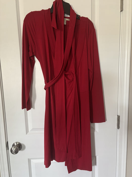 #138 - L - EUC Banana Republic - Red Wrap Dress - PU 45236