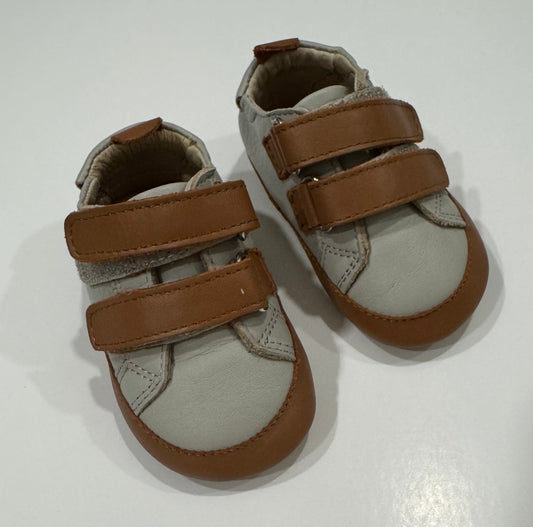 #38 Old Soles EU 19 US 3 Boys Easy Markert Brown and Gray Shoes