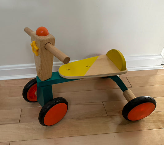 B. Toys wooden toddler bike GUC