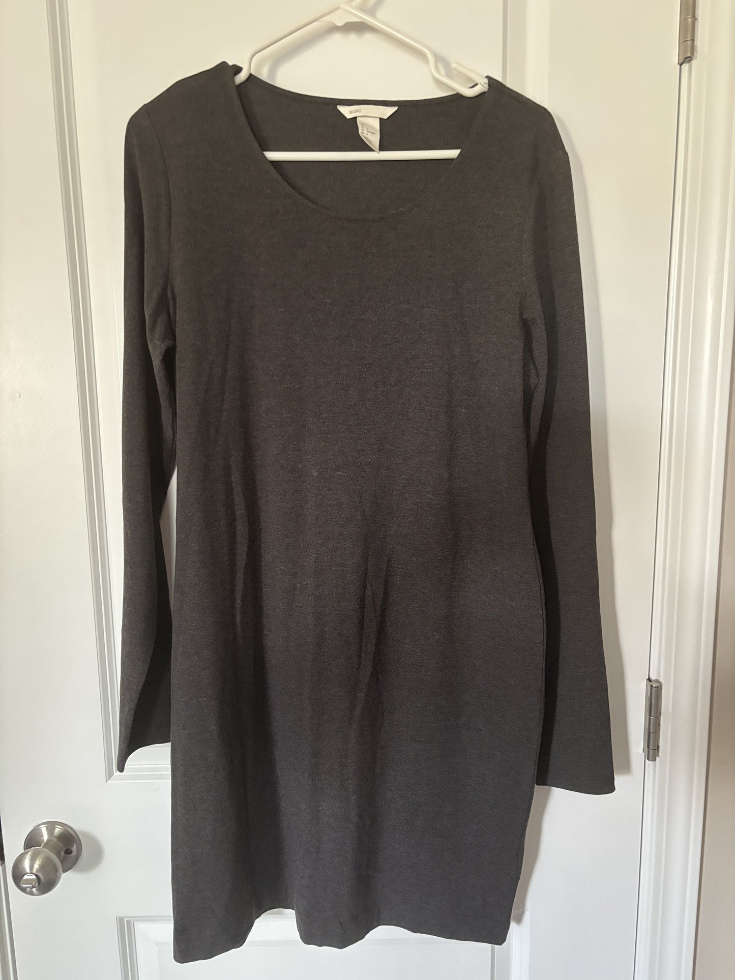#138 - L - VGUC H&M - Grey Casual Dress - PU 45236