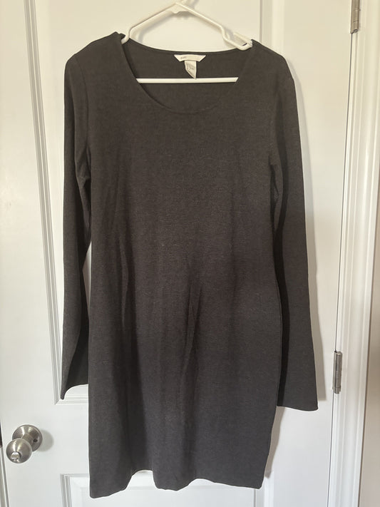 #138 - L - VGUC H&M - Grey Casual Dress - PU 45236