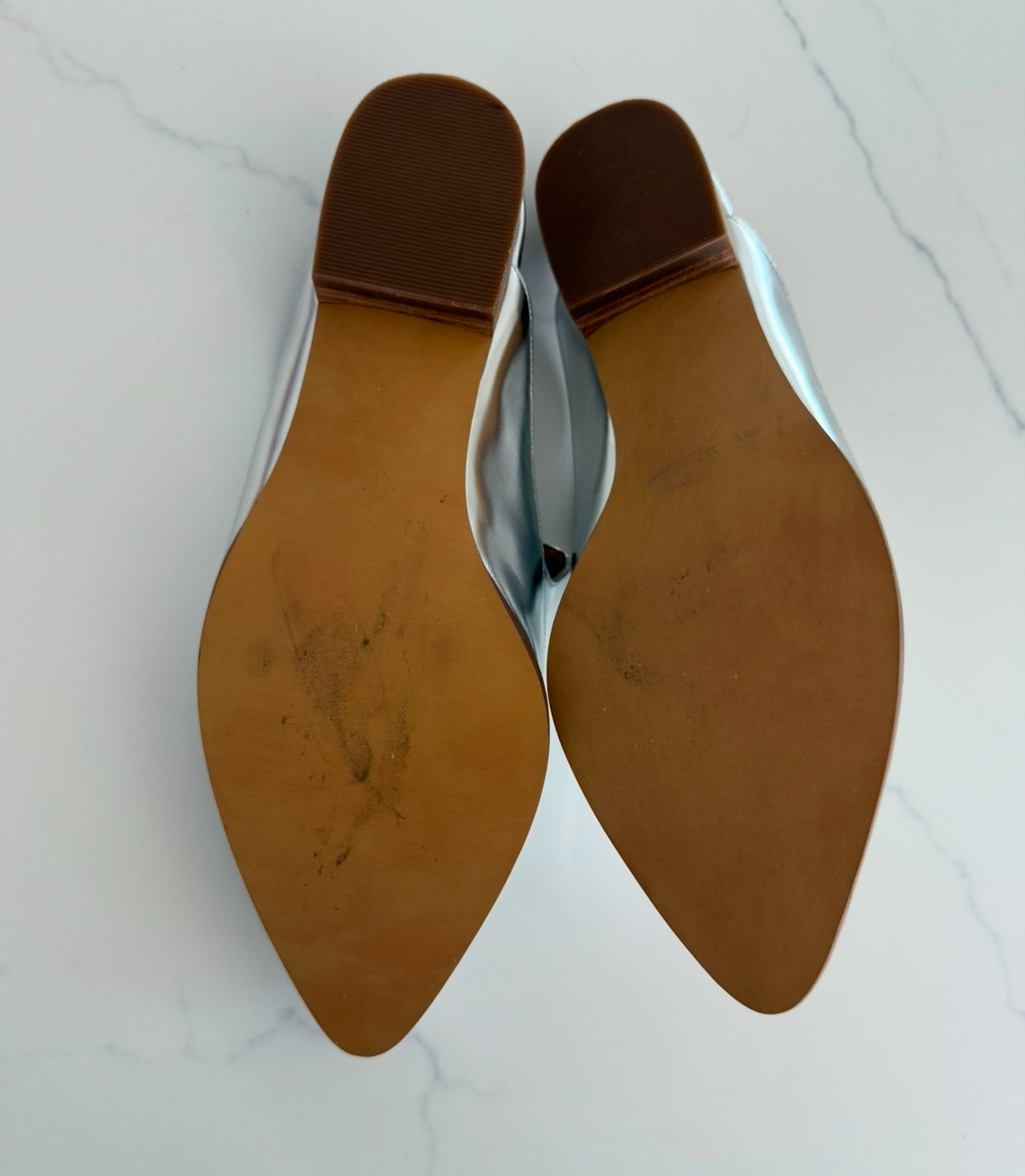 #42 Women's Halogen silver shoes - 6